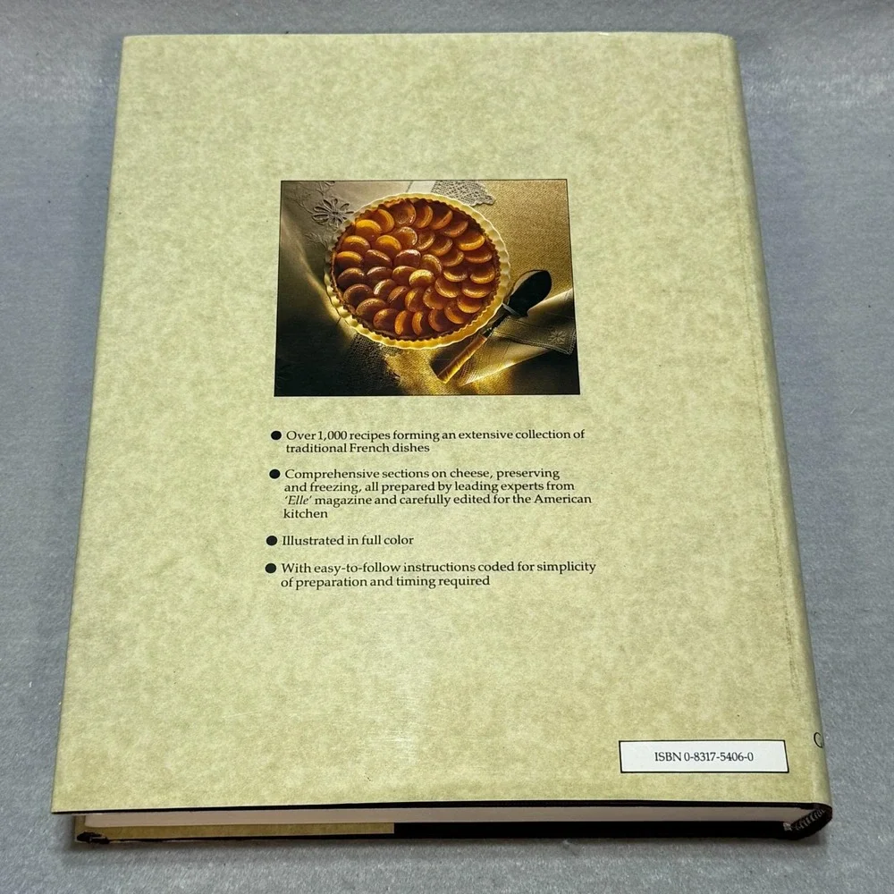 Vintage 1985 La Cuisine The Complete Book Of French Cooking HC DJ France Region